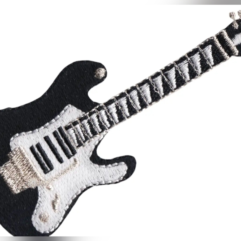 NWT Guitar Patch For Denim Jeans And Jean Jackets